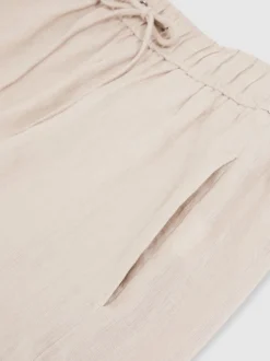 Short à cordon de serrage en lin mélangé Reiss Willow