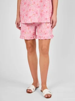 Short de maternité JoJo Maman Bébé à fleurs et volants