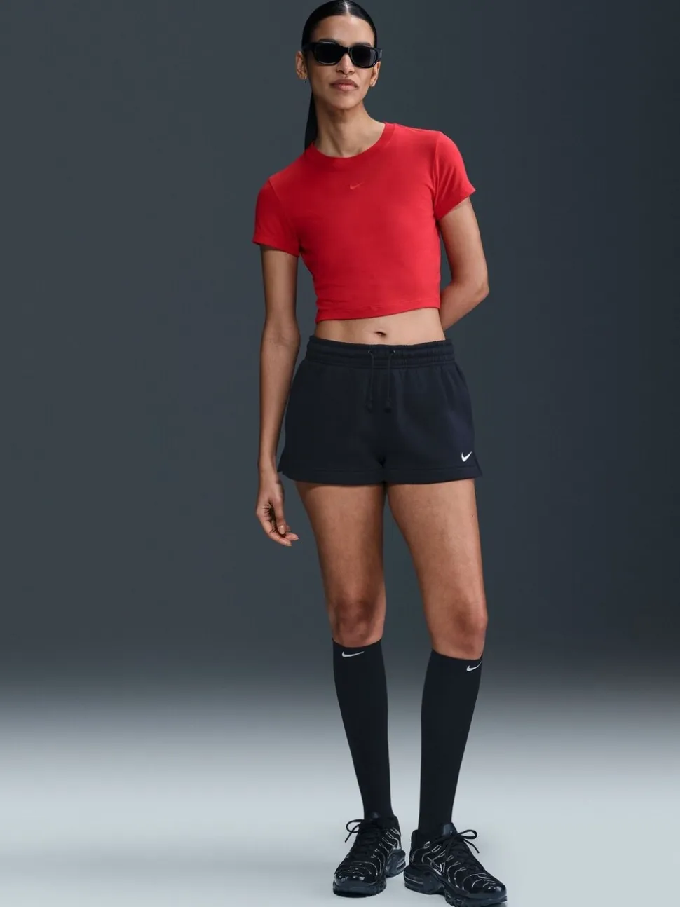Short Nike Phoenix en polaire taille mi-haute