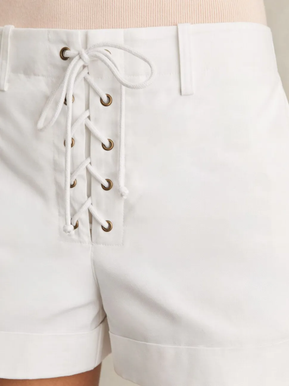 Short Reiss Clement en coton à lacets