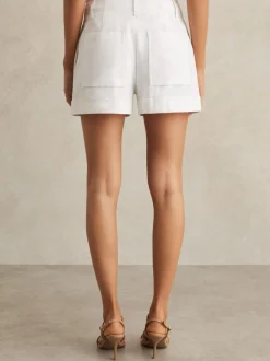 Short Reiss Clement en coton à lacets