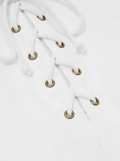 Short Reiss Clement en coton à lacets
