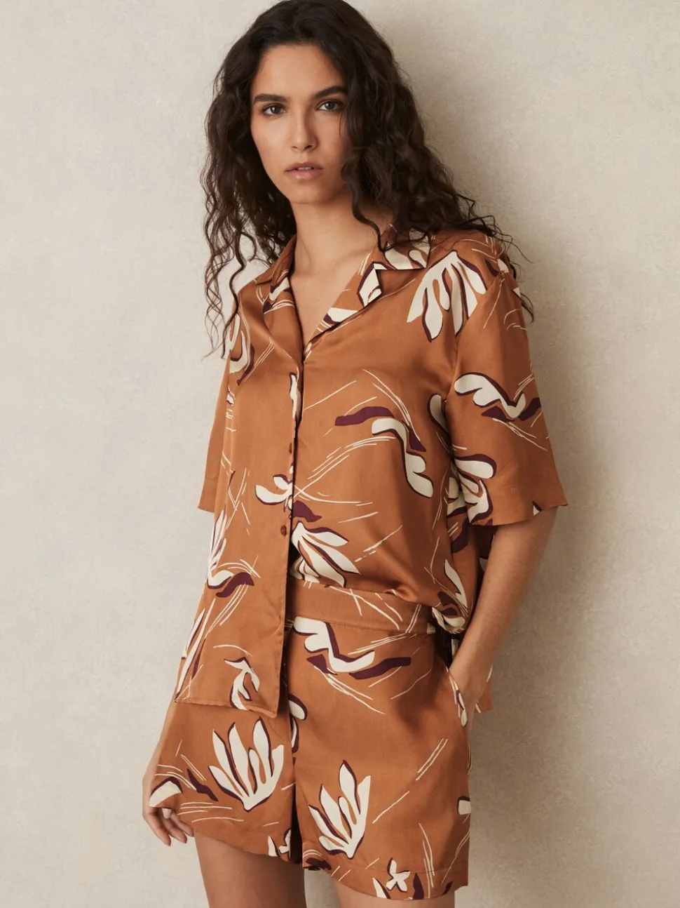 Short Reiss Sammie en sergé imprimé