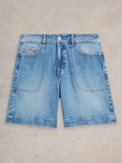 Short White Stuff Tia en jean