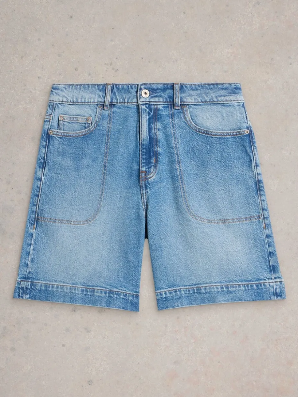 Short White Stuff Tia en jean