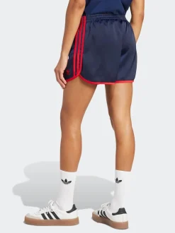 Shorts Adidas Original Sprinter en satin à 3 rayures