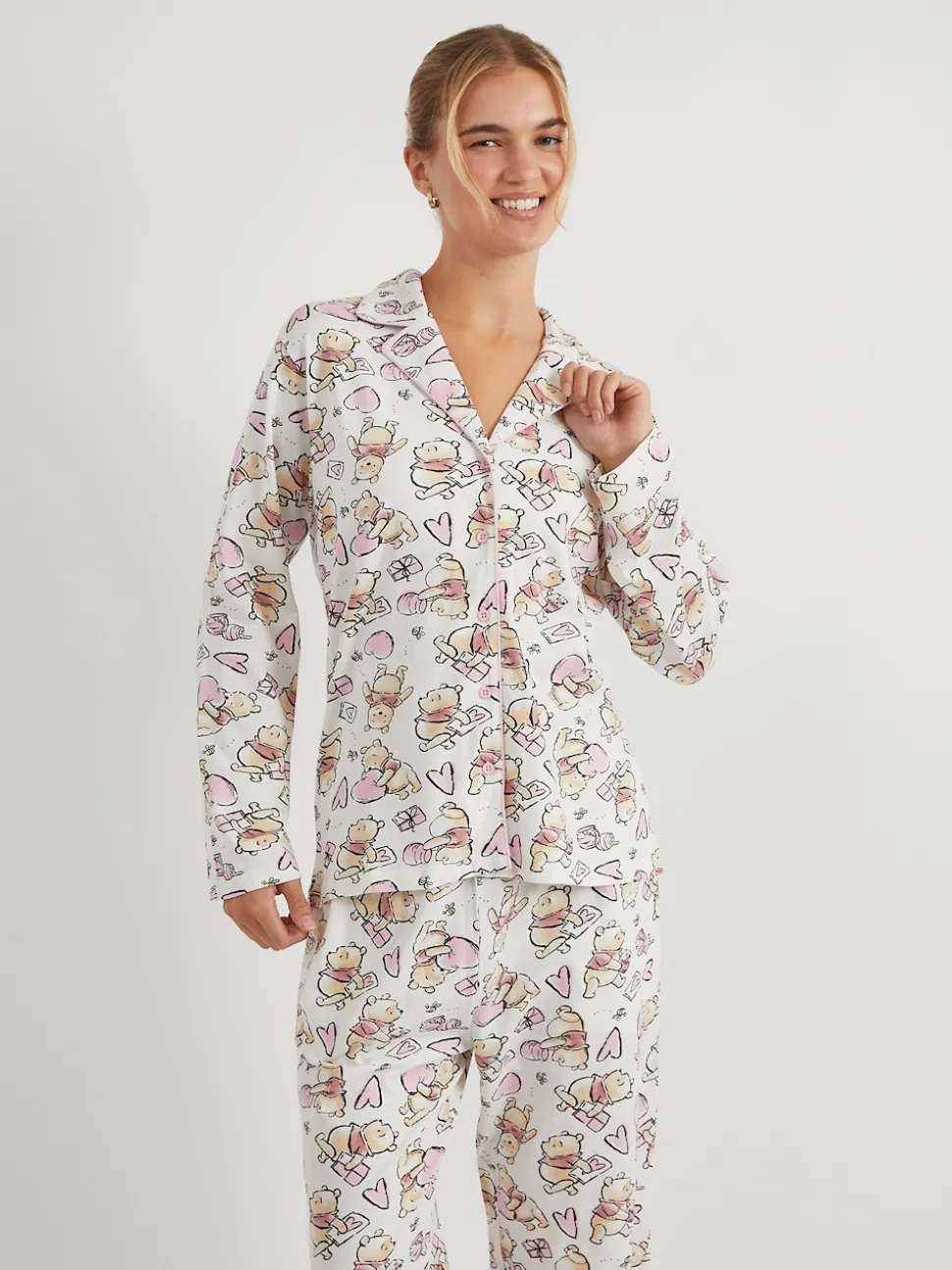 Skinnydip Disney Pyjamas Winnie The Pooh Love Ensemble