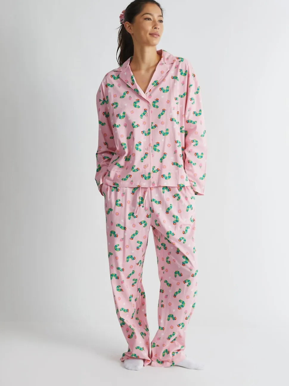 Skinnydip The Very Hungry Caterpillar x Skinnydip pyjama ensemble rose