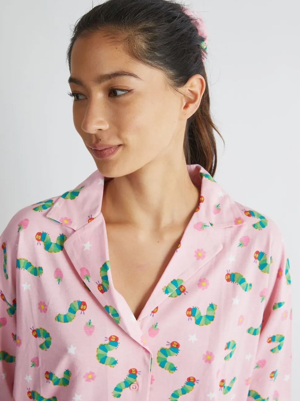 Skinnydip The Very Hungry Caterpillar x Skinnydip pyjama ensemble rose