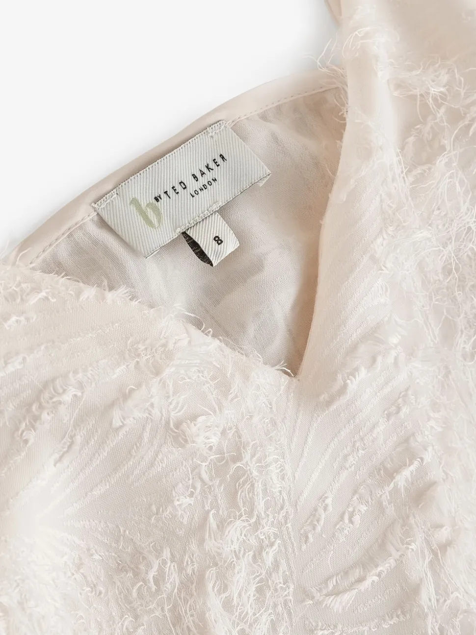 Slip de mariée B by Ted Baker ivoire à plumes