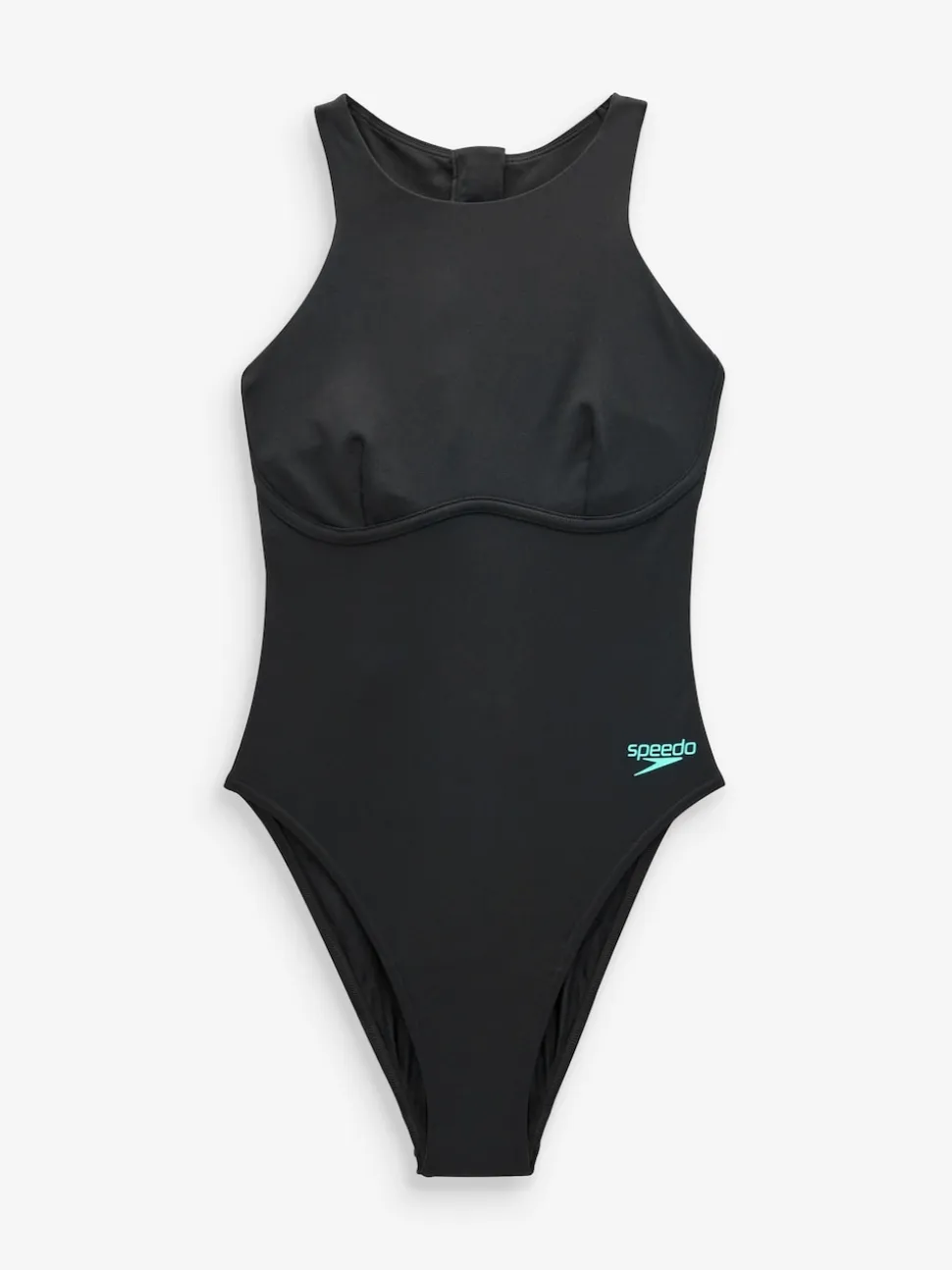 Speedo Maillot de bain Racer Zip avec Built dans Swim Soutiens-gorge