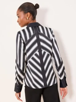 Stripe Monochrome - Chemise Lipsy