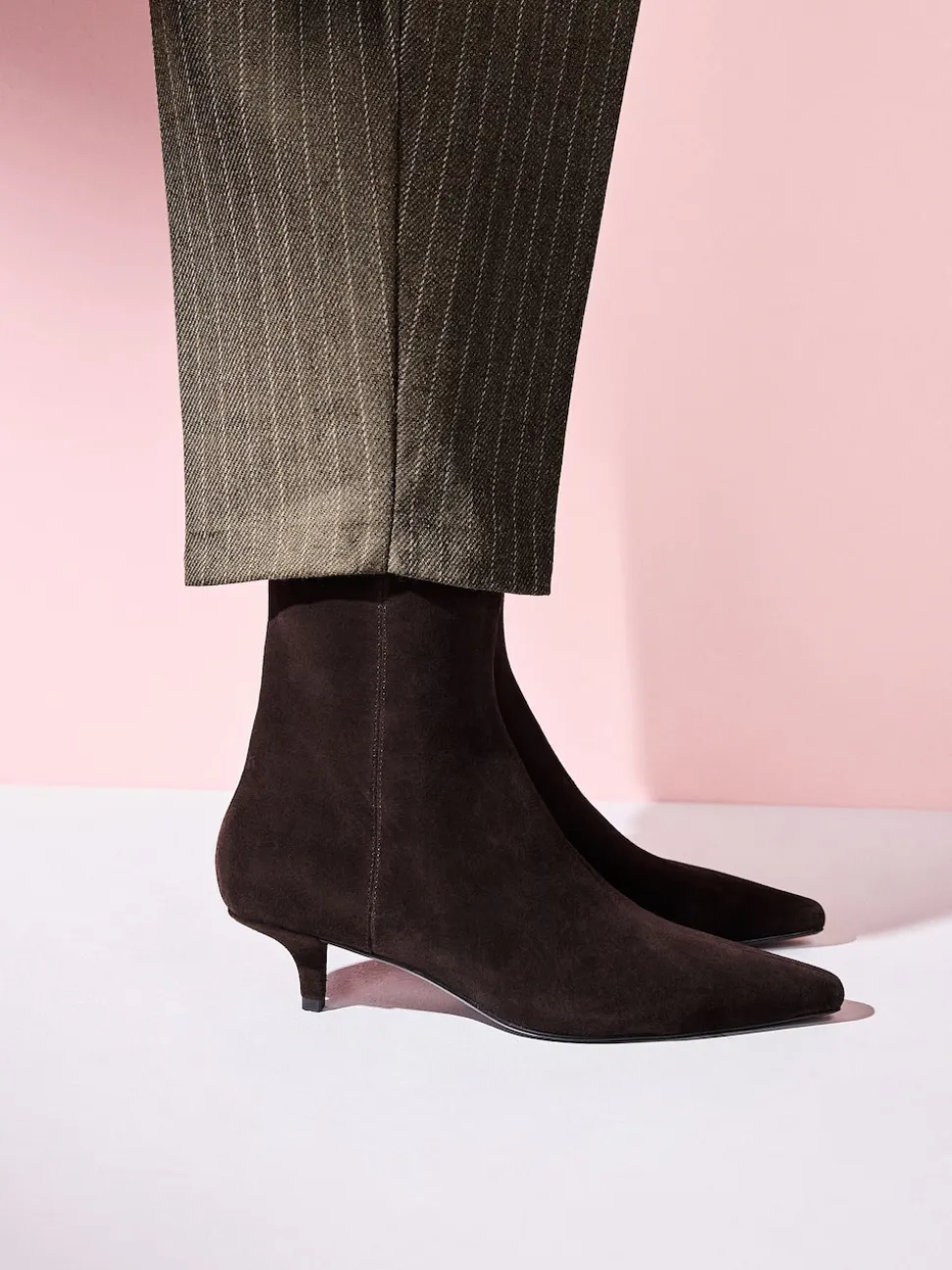 Suede Brune - Bottes Tabitha Simmons x Next à talon sous-ensemble