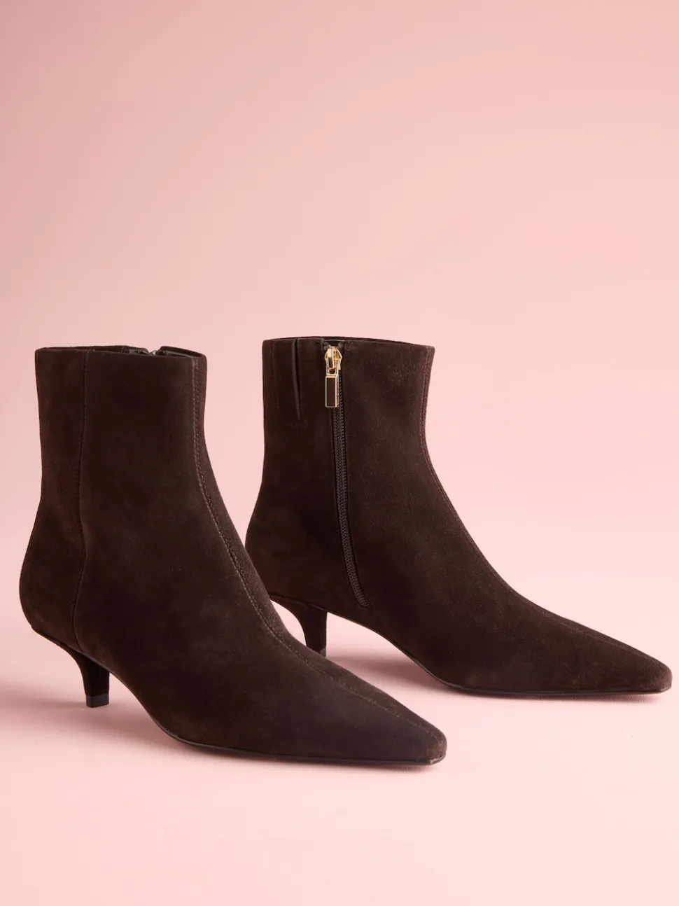 Suede Brune - Bottes Tabitha Simmons x Next à talon sous-ensemble