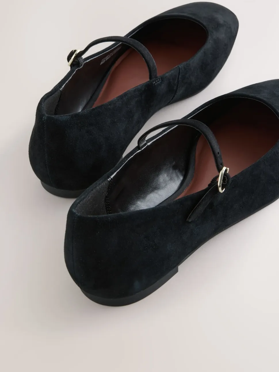 Suede noire - Chaussures Mary Jane en cuir à bout carré Forever Comfort®