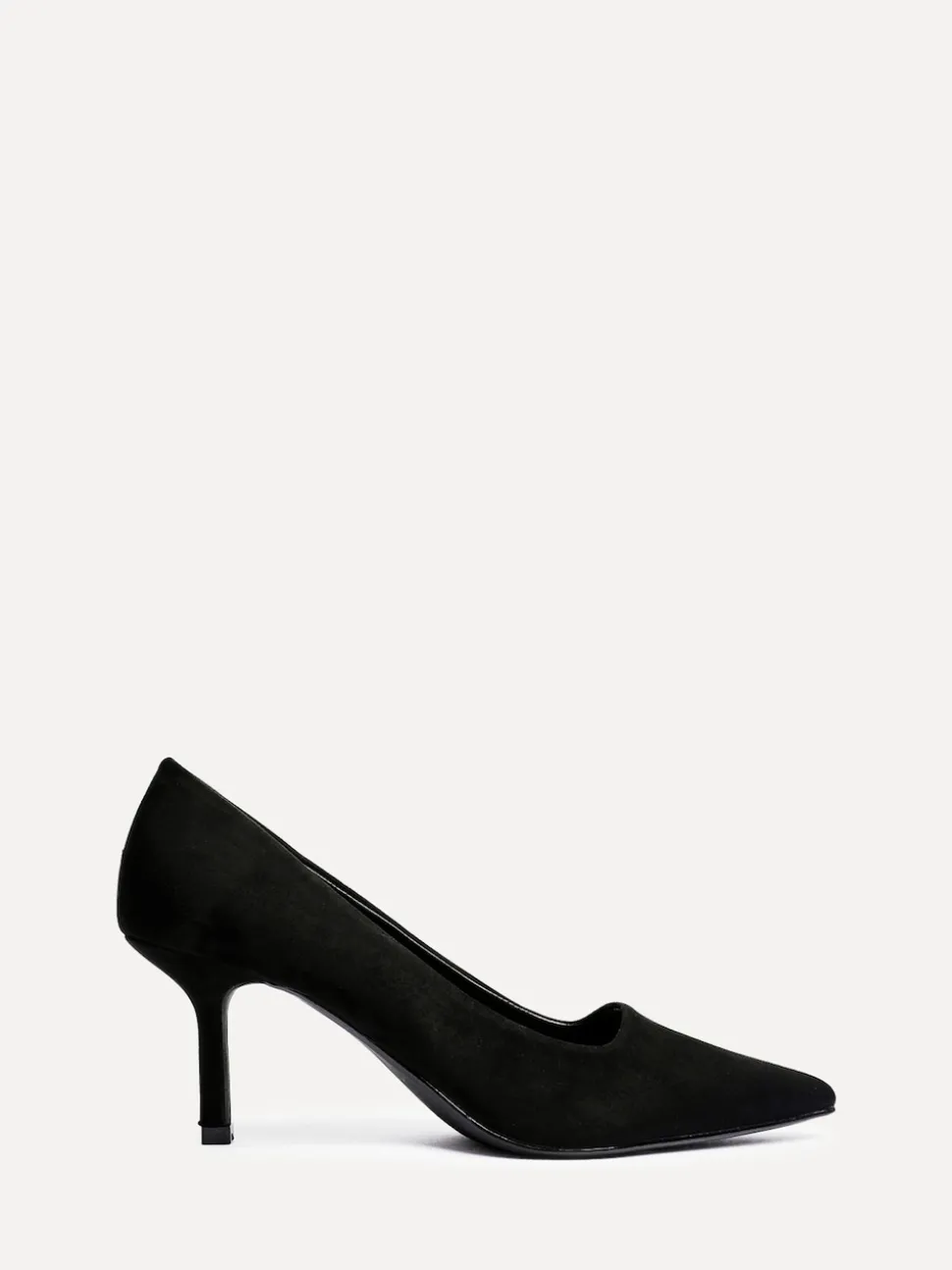 Suede noire - Linzi Kat Closed Court Stiletto talons