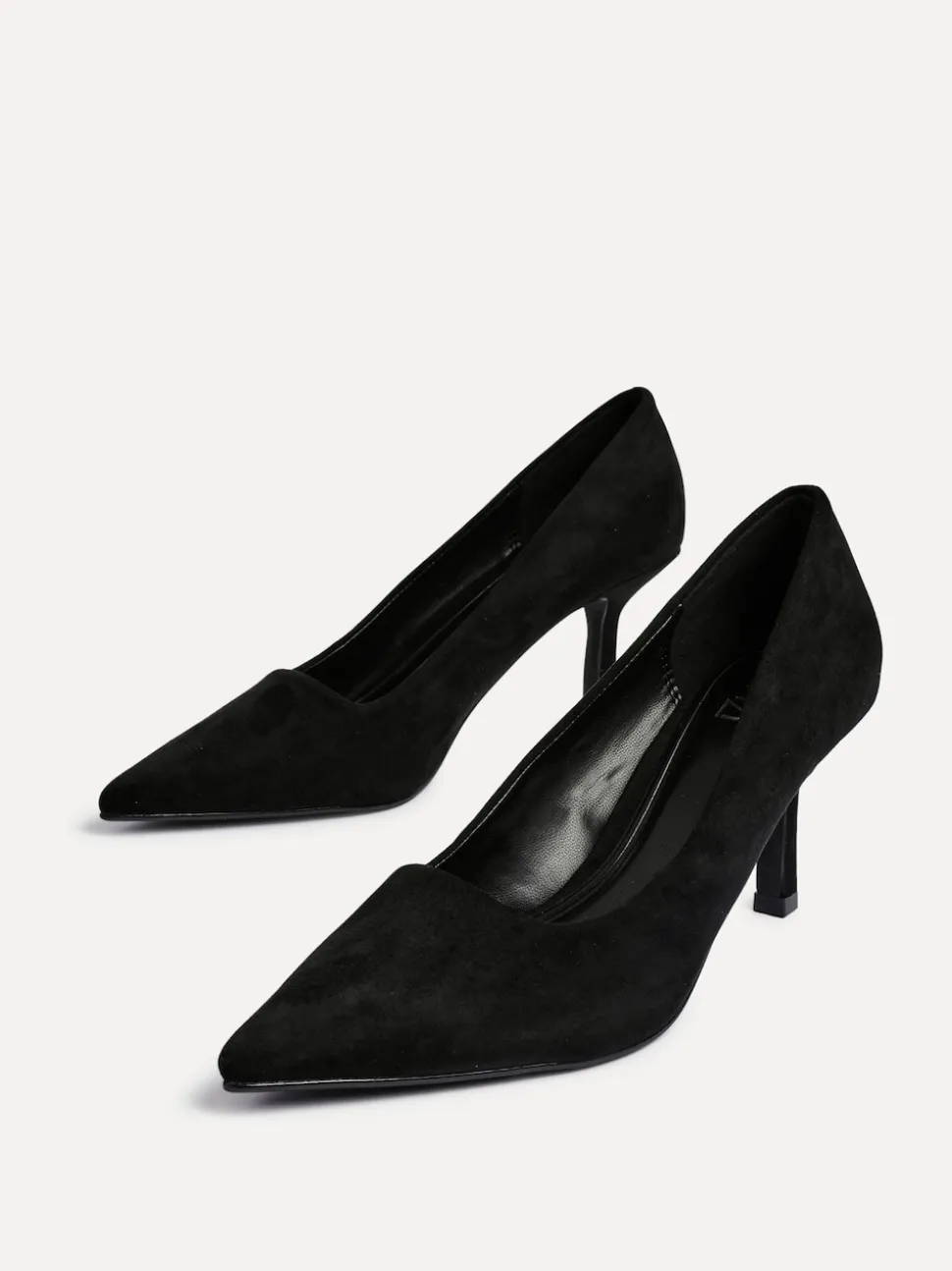 Suede noire - Linzi Kat Closed Court Stiletto talons