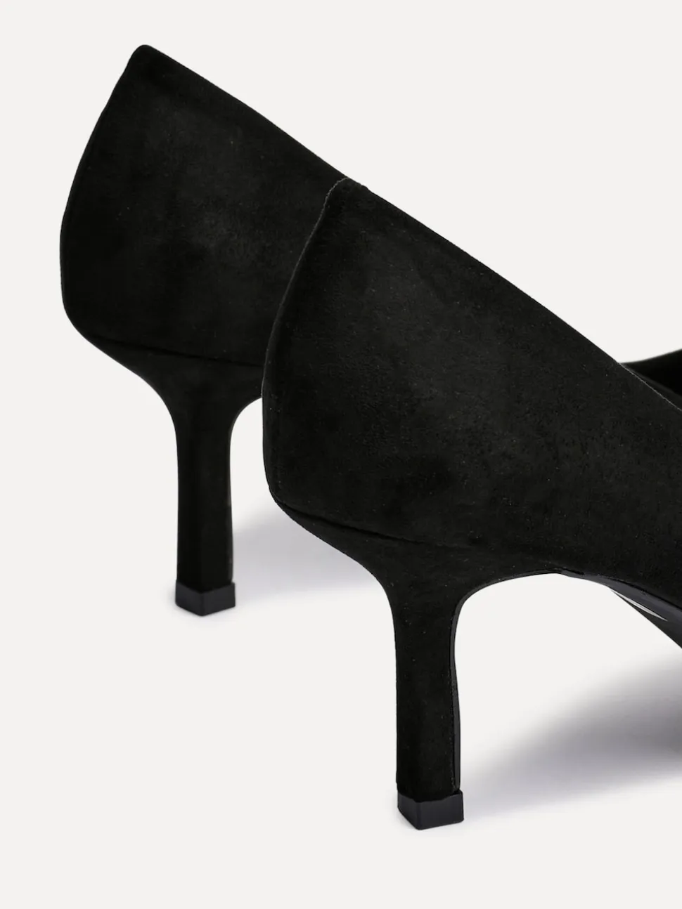 Suede noire - Linzi Kat Closed Court Stiletto talons