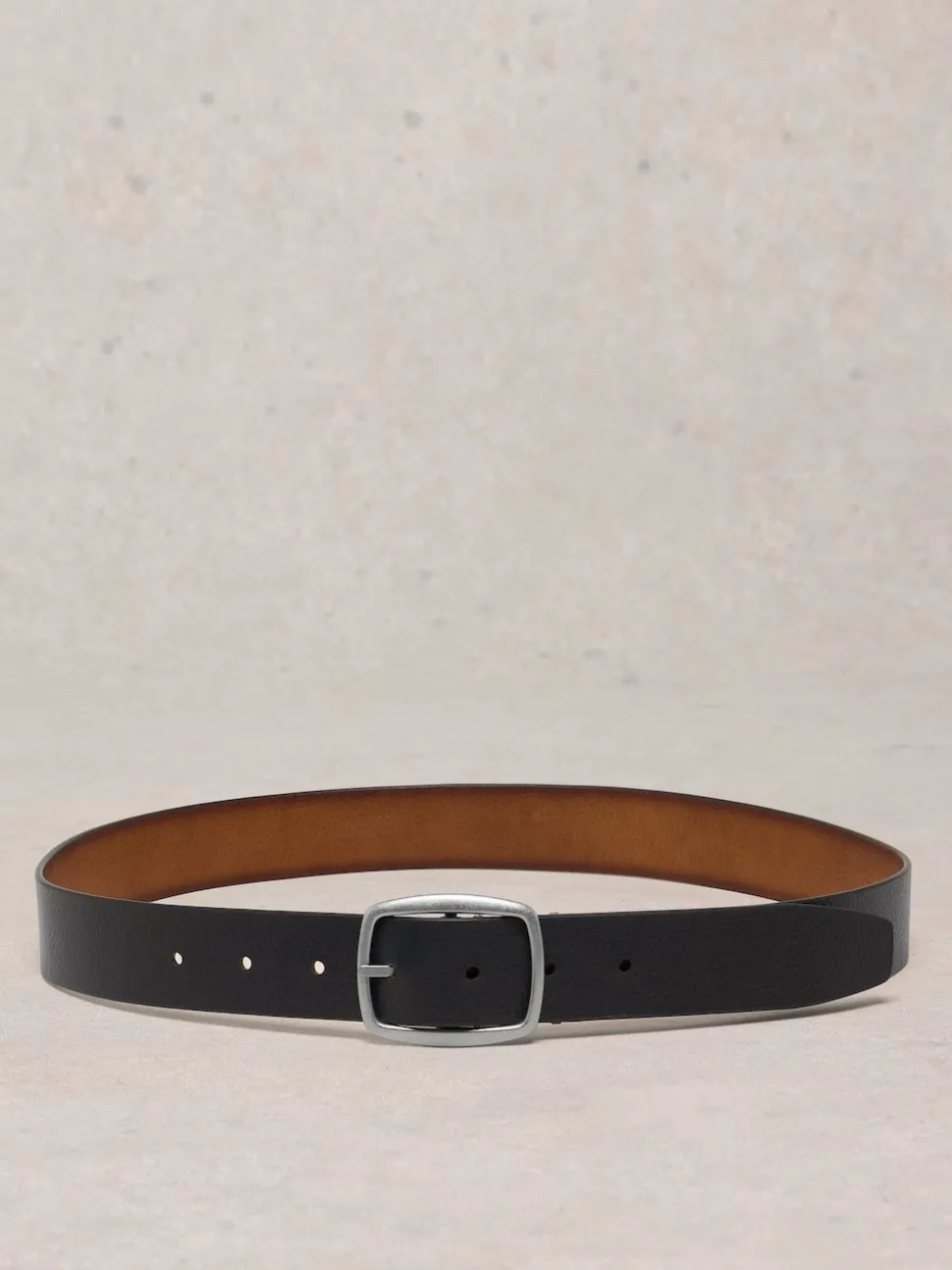 Suede noire - White Stuff ceinture en cuir réversible