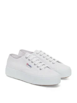 Superga 2740 Platform White Trainers