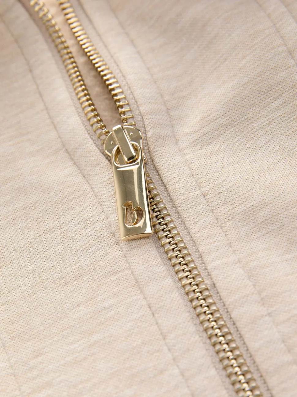 Sweat à capuche B by Ted Baker écru zippé coupe longue