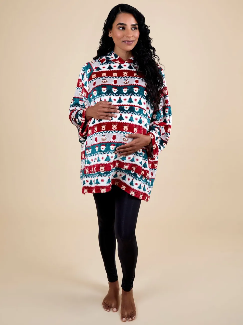 Sweat à capuche Couverture JoJo Maman Bébé Noël Fair Isle