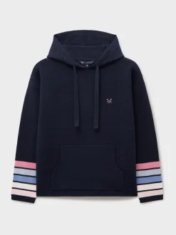 Sweat à capuche Crew Clothing Kiefer rayé
