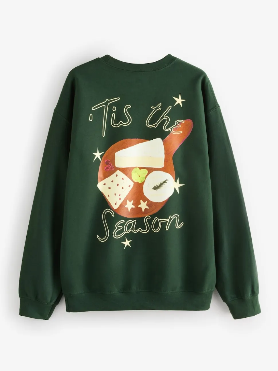 Sweat à imprimé graphique et dos Super Good Noël