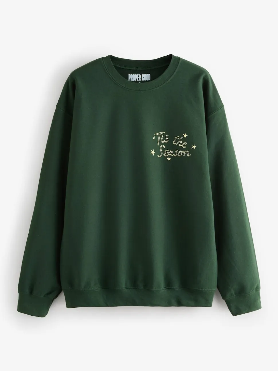 Sweat à imprimé graphique et dos Super Good Noël