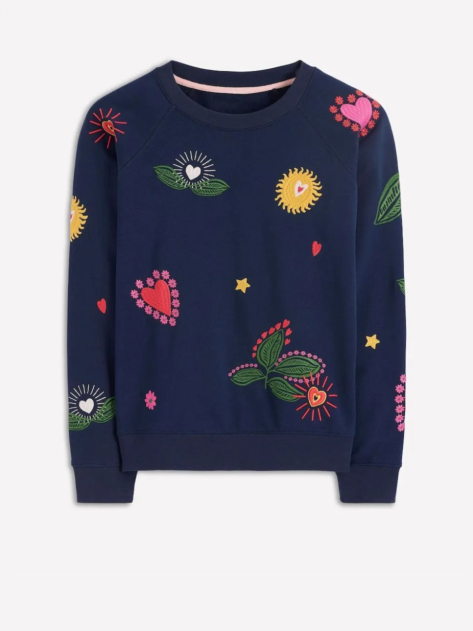 Sweat-shirt brodé Boden Rosa