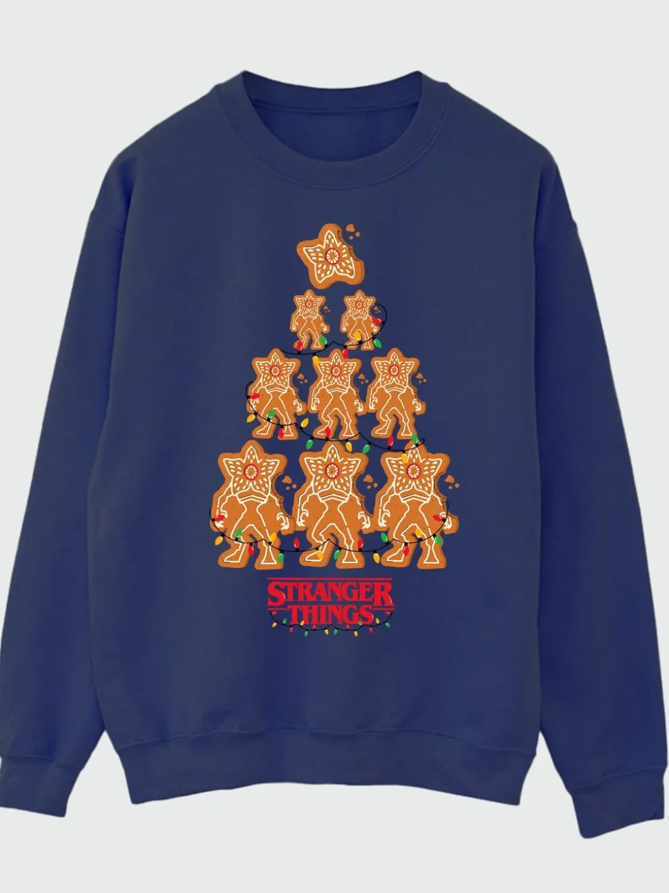 Sweat-shirt de Noël Brands In Stranger Things en pain d’épices