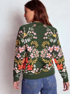 Sweat-shirt imprimé Boden Rosa