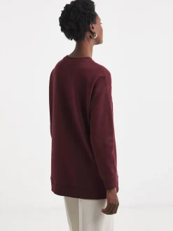 Sweat-shirt long JD Williams zippé sur le côté