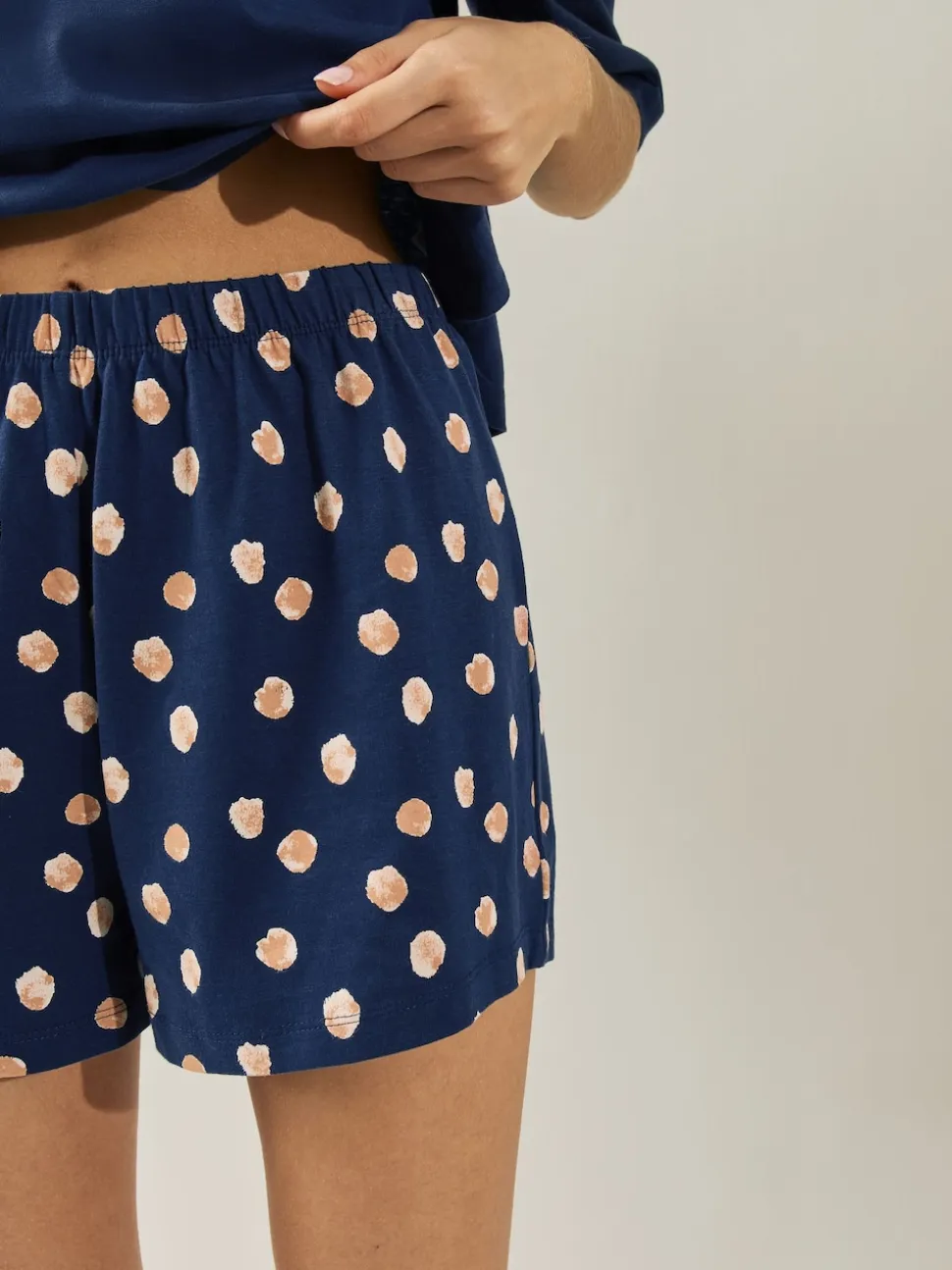 Tache de marine - Ensemble pyjama short en coton