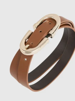 Tan - Ceinture fer à cheval Reiss Bailey