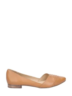Tan - Chaussures Hush Puppies Marley en cuir à enfiler