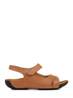 Tan - Pavers Sandales à fermeture tactile pour femme