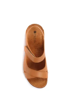 Tan - Pavers Sandales à fermeture tactile pour femme