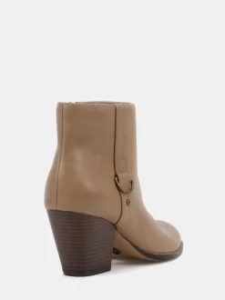 Taupe (Taupe) - Novo Bottes à talons Juliette Coupe large