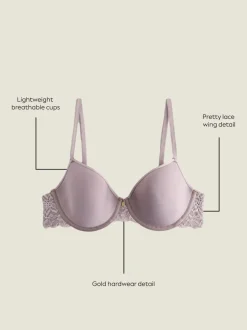 Taupe (Taupe) - Soutien-gorge t-shirt léger respirant Premium Ultimate Comfort