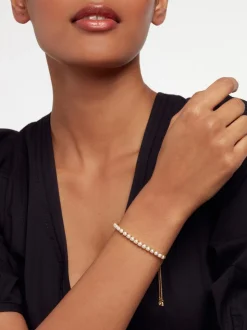Ted Baker PERRMEL : bracelet tennis réglable en perles
