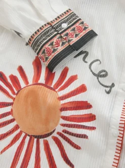 Terrain blanc - Chemise de plage