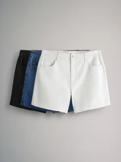 The Set 3 Lot Denim shorts en jean