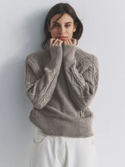 The Set 2 pulls en maille torsadée avec laine