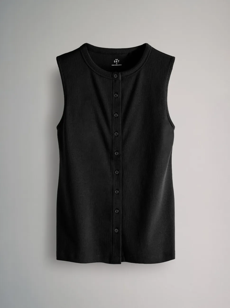 The Set lot de 3 gilets côtelés boutonnés