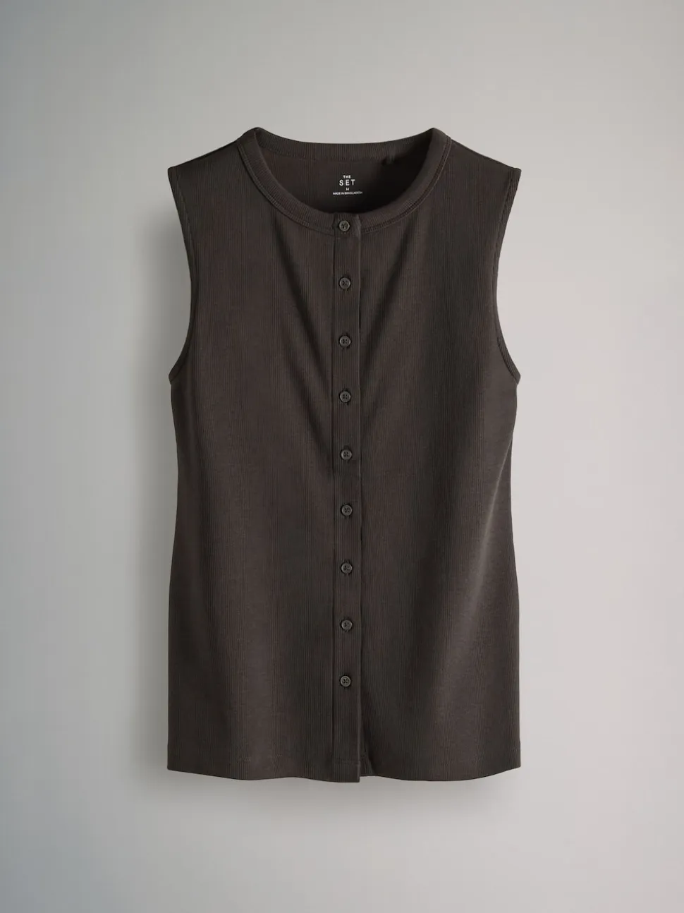 The Set lot de 3 gilets côtelés boutonnés