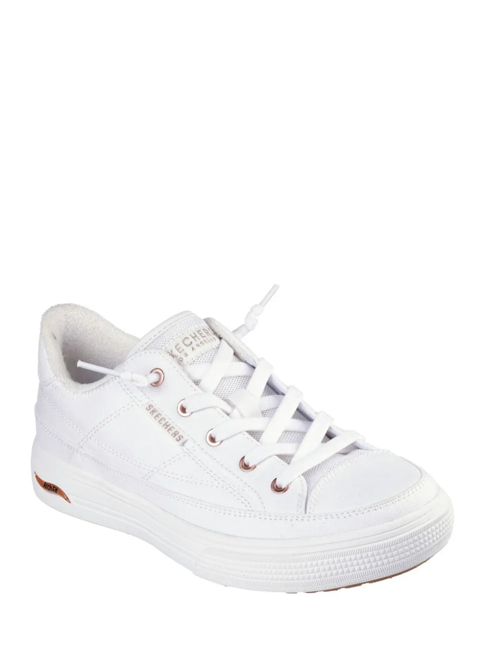 Toile blanche - Skechers Arch Fit Arcade Baskets pour femme