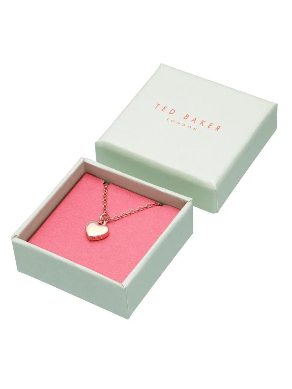 Ton d'or de rose - Ted Baker HARA : Collier avec pendentif petit cœur