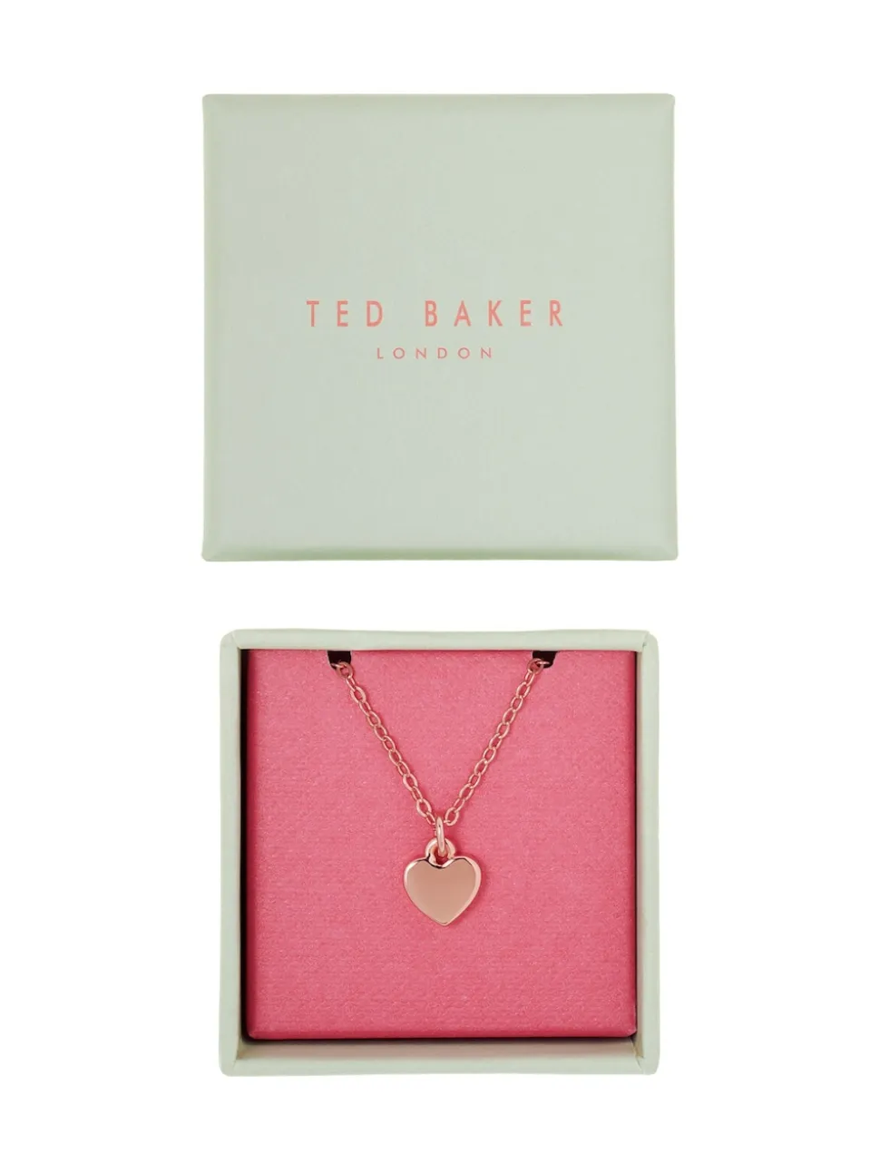 Ton d'or de rose - Ted Baker HARA : Collier avec pendentif petit cœur