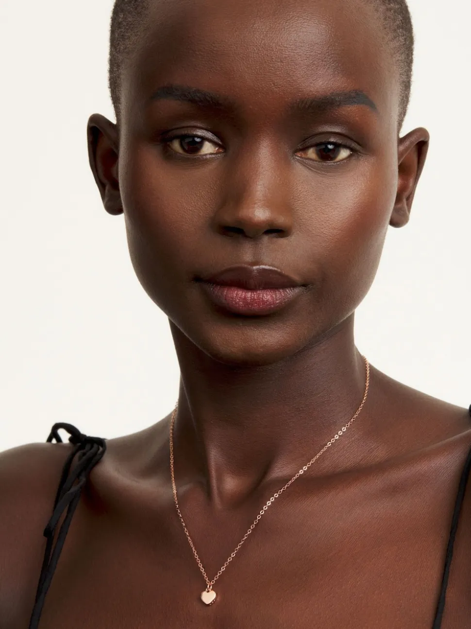 Ton d'or de rose - Ted Baker HARA : Collier avec pendentif petit cœur